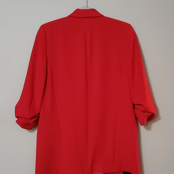 Zara Woman 3/4 Length Gathered Sleeve Open Blazer Size S - Picture 2 of 7